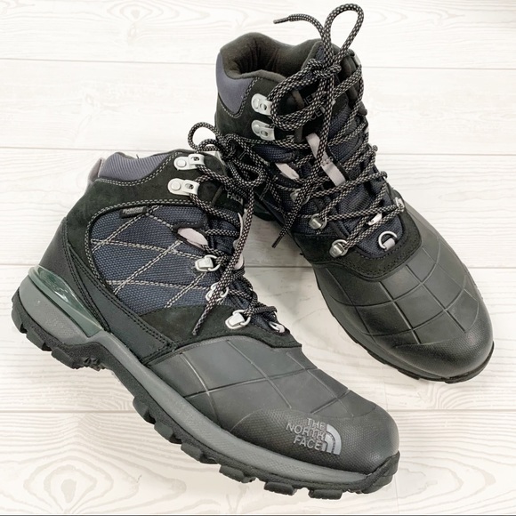 North Face Snowsquall Mid Black Boots 